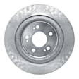 ERE-58038 Rear, Driver or Passenger Side Brake Disc, Plain Surface