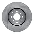 ERE-59015 Front, Driver or Passenger Side Brake Disc, Plain Surface