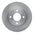 ERE-59018 Front, Driver or Passenger Side Brake Disc, Plain Surface, 240 mm