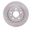ERE-63022 Rear, Driver or Passenger Side Brake Disc, Plain Surface