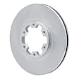 ERE-67086 Front, Driver or Passenger Side Brake Disc, Plain Surface
