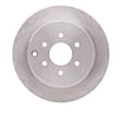 ERE-67093 Rear, Driver or Passenger Side Brake Disc, Plain Surface