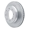 ERE-67101 Rear, Driver or Passenger Side Brake Disc, Plain Surface