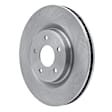 ERE-67104 Front, Driver or Passenger Side Brake Disc, Plain Surface, 2.5L, 4Cyl