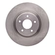 ERE-67105 Front, Driver or Passenger Side Brake Disc, Plain Surface