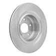 ERE-68010 Rear, Driver or Passenger Side Brake Disc, Plain Surface
