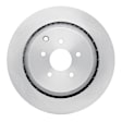 ERE-68015 Rear, Driver or Passenger Side Brake Disc, Plain Surface