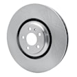 ERE-73062 Front, Driver or Passenger Side Brake Disc, Plain Surface