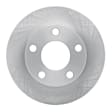 ERE-74011 Rear, Driver or Passenger Side Brake Disc, Plain Surface