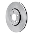 ERE-74020 Front, Driver or Passenger Side Brake Disc, Plain Surface