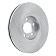 ERE-74020 Front, Driver or Passenger Side Brake Disc, Plain Surface