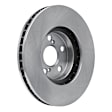 ERE-76059 Front, Driver or Passenger Side Brake Disc, Plain Surface, 2.2L, 4Cyl