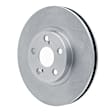 ERE-76068 Front, Driver or Passenger Side Brake Disc, Plain Surface