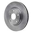 ERE-76080 Front Brake Disc, Plain Surface