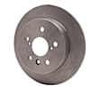 ERE-76152 Rear, Driver or Passenger Side Brake Disc, Plain Surface, 2.5L, 4Cyl