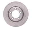ESE-02066D Rear, Passenger Side Brake Disc, Slotted