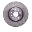ESE-46057D Front, Driver Side Brake Disc, Slotted, 2.0L, 4Cyl