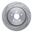 ESE-75040D Rear, Driver Side Brake Disc, Slotted, 5.0L, 8Cyl