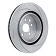 ESE-75040D Rear, Driver Side Brake Disc, Slotted, 5.0L, 8Cyl