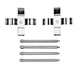 HK1-31035 Brake Hardware Kit - Direct Fit, Kit