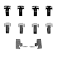 HK1-54057 Brake Hardware Kit - Direct Fit, Kit