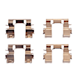 HK1-59008 Brake Hardware Kit - Direct Fit, Kit