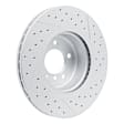 PCP-31085 Front, Driver or Passenger Side Brake Disc, Cross-drilled and Slotted, 3.0L, 6Cyl