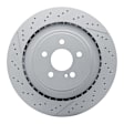 PCP-63094 Rear, Driver or Passenger Side Brake Disc, Cross-drilled and Slotted
