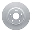 PRP-59067 Rear, Driver or Passenger Side Brake Disc, Plain Surface, 2.0L, 4Cyl