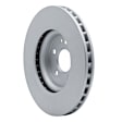 PRP-63108 Front, Driver or Passenger Side Brake Disc, Plain Surface, 2.0L, 4Cyl
