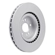 PRP-63146 Front, Driver or Passenger Side Brake Disc, Plain Surface