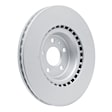 PRP-73067 Front, Driver or Passenger Side Brake Disc, Plain Surface