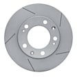 PSP-02008D Front, Driver Side Brake Disc, Slotted, 5 Lugs