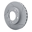 PSP-02008D Front, Driver Side Brake Disc, Slotted, 5 Lugs
