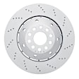 2003 Audi RS6 - Front, Passenger Side Brake Disc, Cross-Drilled, 4.2L 8Cyl