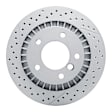 RCE-63148 Rear Brake Disc, Cross-drilled and Slotted