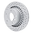 RCE-63148 Rear Brake Disc, Cross-drilled and Slotted