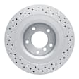 RCE-63148 Rear Brake Disc, Cross-drilled and Slotted