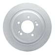 RRE-03068 Rear, Driver or Passenger Side Brake Disc, Plain Surface