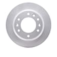 RRE-21024 Rear, Driver or Passenger Side Brake Disc, Plain Surface, 6 Lugs