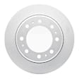 RRE-40118 Rear, Driver or Passenger Side Brake Disc, Plain Surface