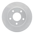 RRE-45003 Front, Driver or Passenger Side Brake Disc, Plain Surface