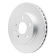 RRE-45014 Front, Driver or Passenger Side Brake Disc, Plain Surface