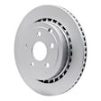 RRE-52022 Rear, Driver or Passenger Side Brake Disc, Plain Surface