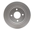 RRE-54049 Rear, Driver or Passenger Side Brake Disc, Plain Surface