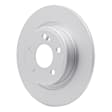 RRE-63107 Rear, Driver or Passenger Side Brake Disc, Plain Surface