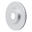 RRE-67052 Front, Driver or Passenger Side Brake Disc, Plain Surface