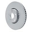RRE-75012D Front, Driver Side Brake Disc, Plain Surface