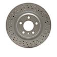 RXE-52018 Front, Driver or Passenger Side Brake Disc, Cross-drilled and Slotted, 5.3L, 8Cyl