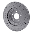 RXE-52018 Front, Driver or Passenger Side Brake Disc, Cross-drilled and Slotted, 5.3L, 8Cyl